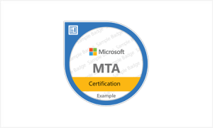 Microsoft MTA - Windows Server Certification 72 mta certification